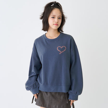 【7days】心形標誌衛衣