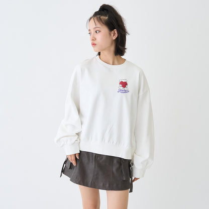 【7days】熊心形圖案衛衣