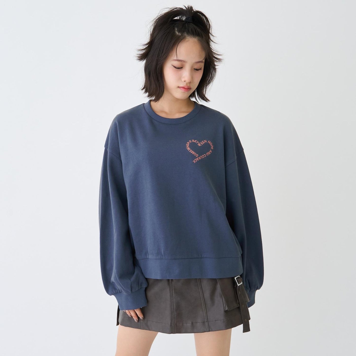 【7days】心形標誌衛衣