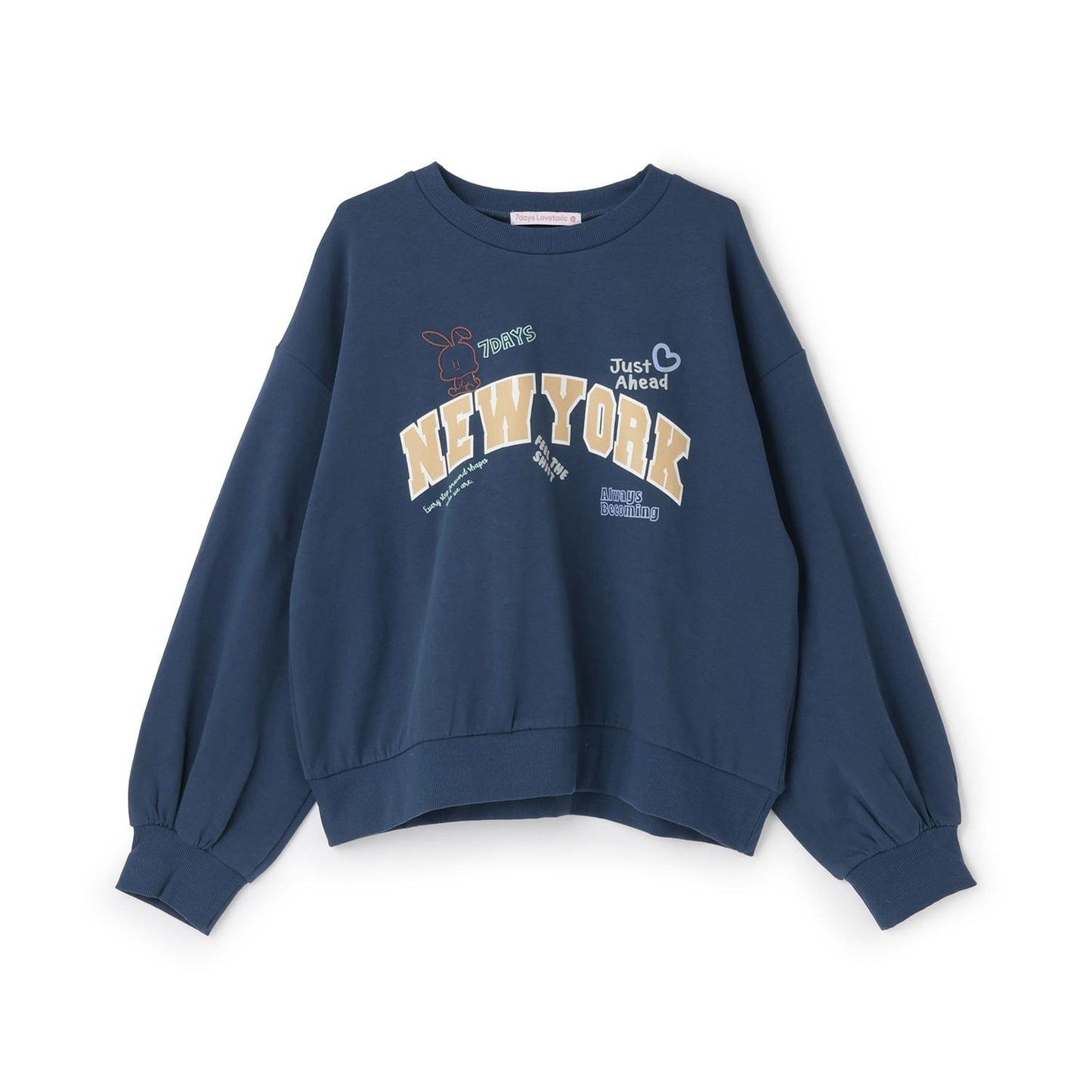 【7days】學院風圖案衛衣