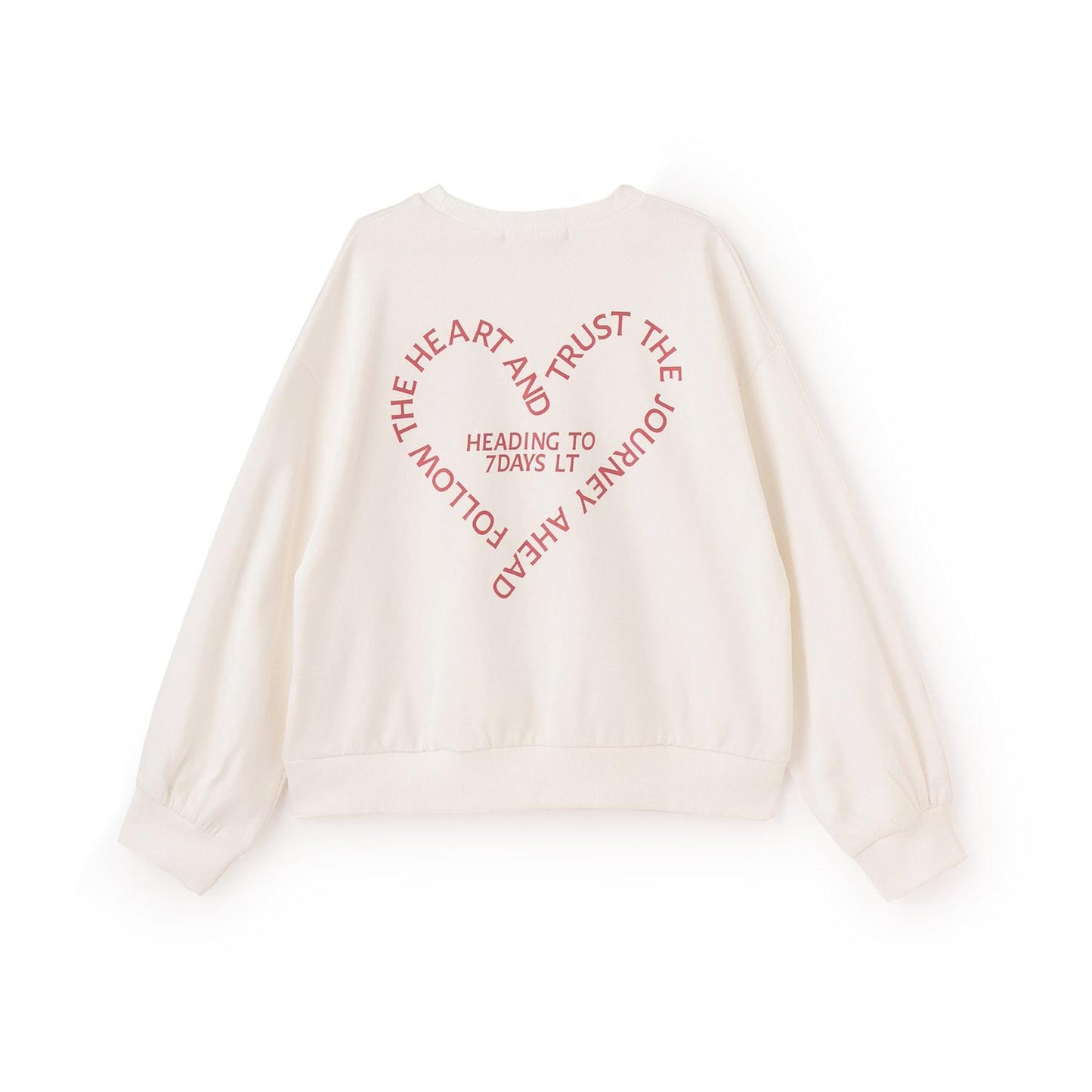 【7days】心形標誌衛衣