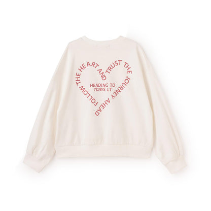 【7days】心形標誌衛衣