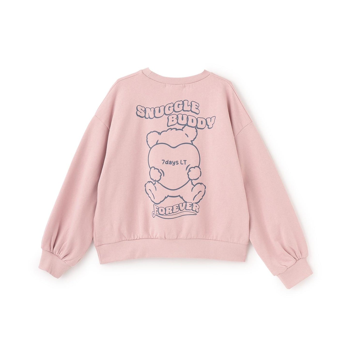 【7days】熊心形圖案衛衣