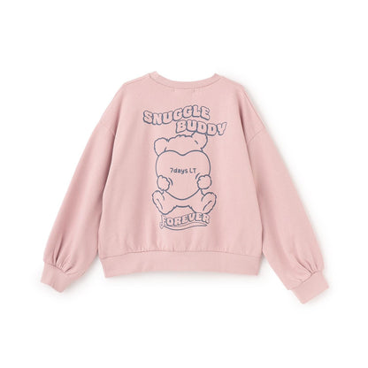 【7days】熊心形圖案衛衣