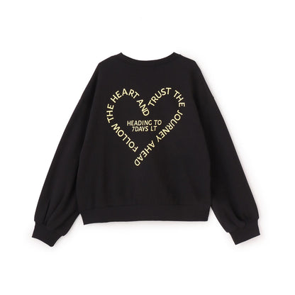 【7days】心形標誌衛衣