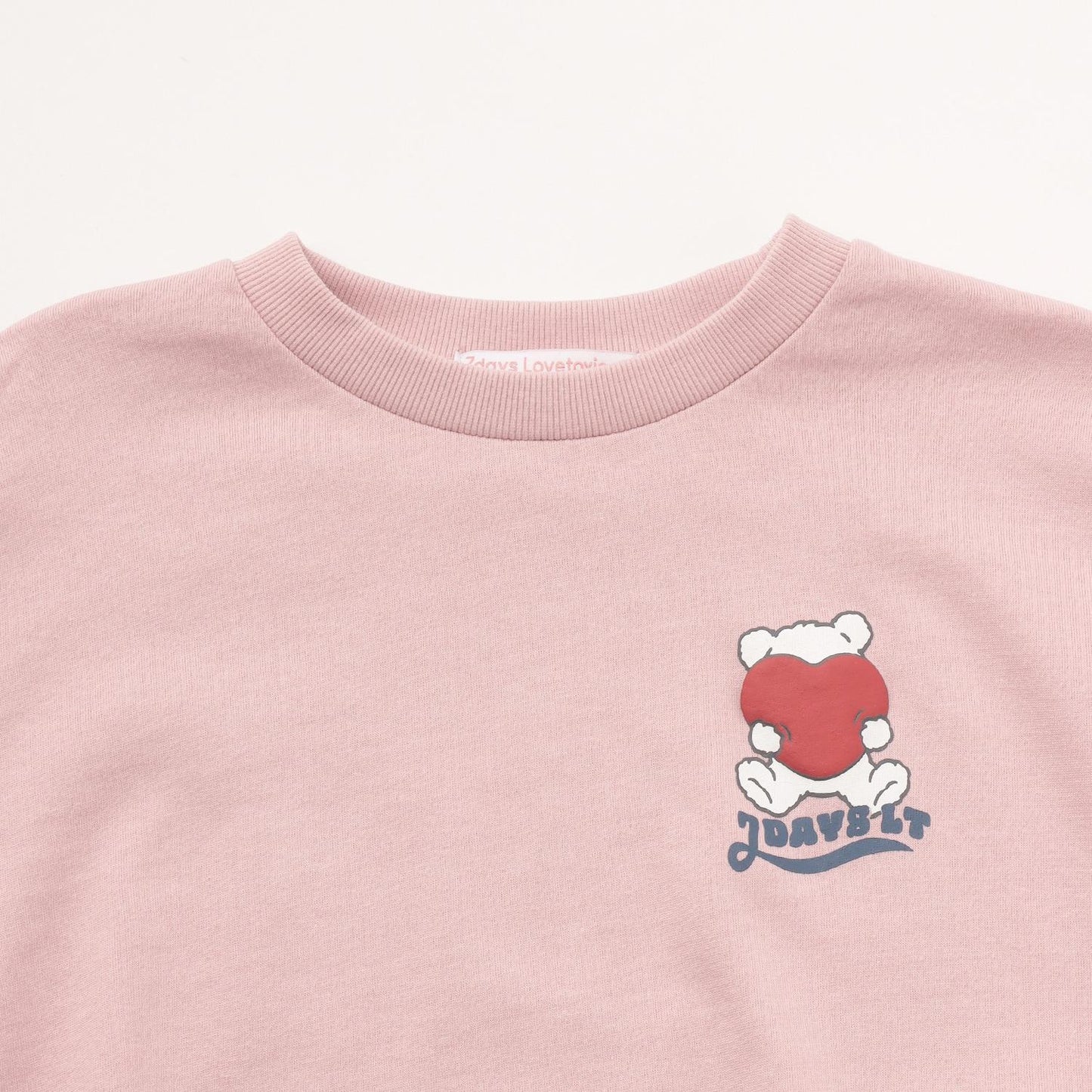 【7days】熊心形圖案衛衣
