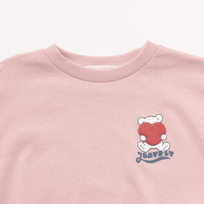 【7days】熊心形圖案衛衣