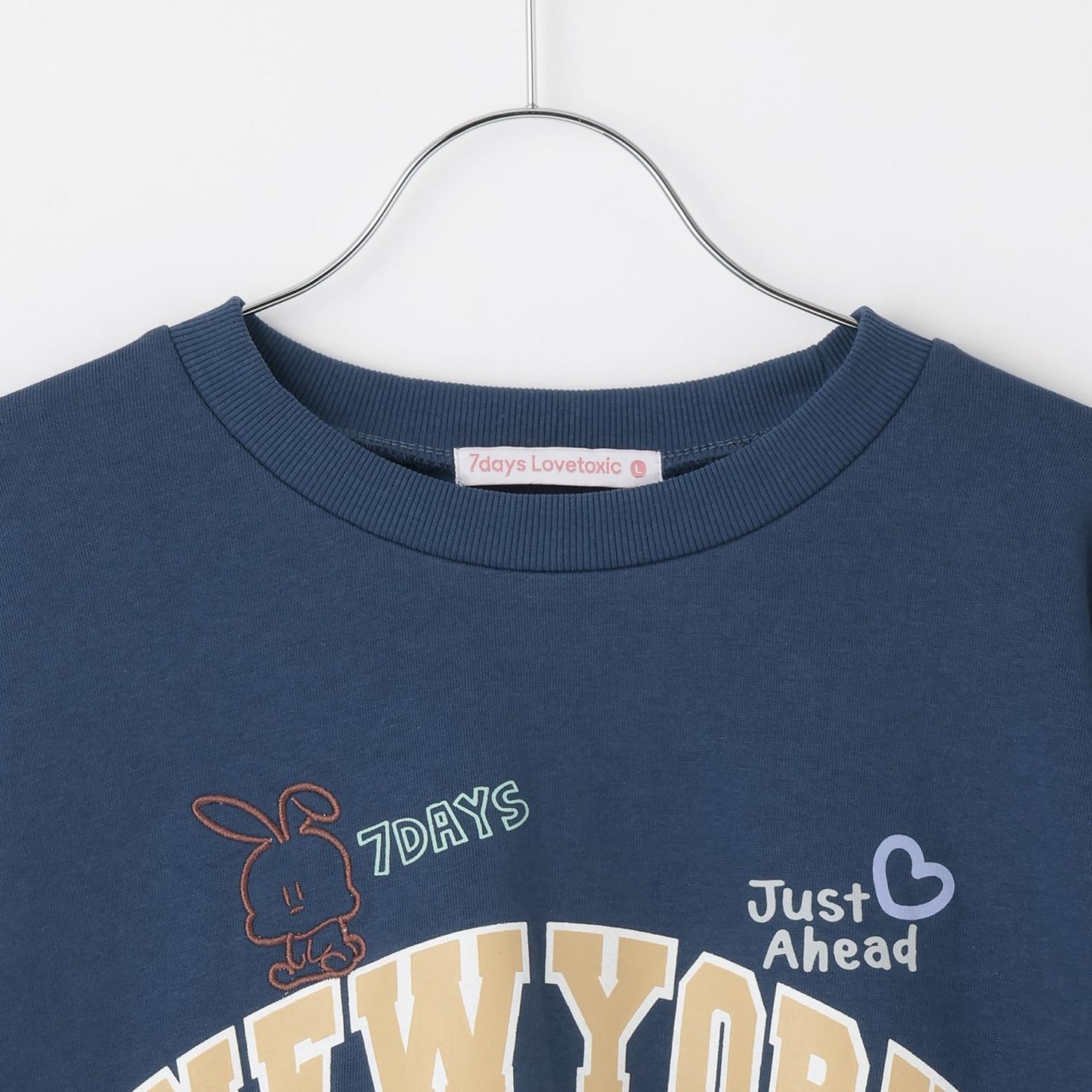 【7days】學院風圖案衛衣