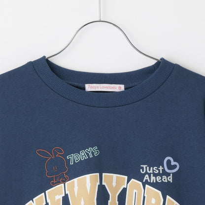 【7days】學院風圖案衛衣