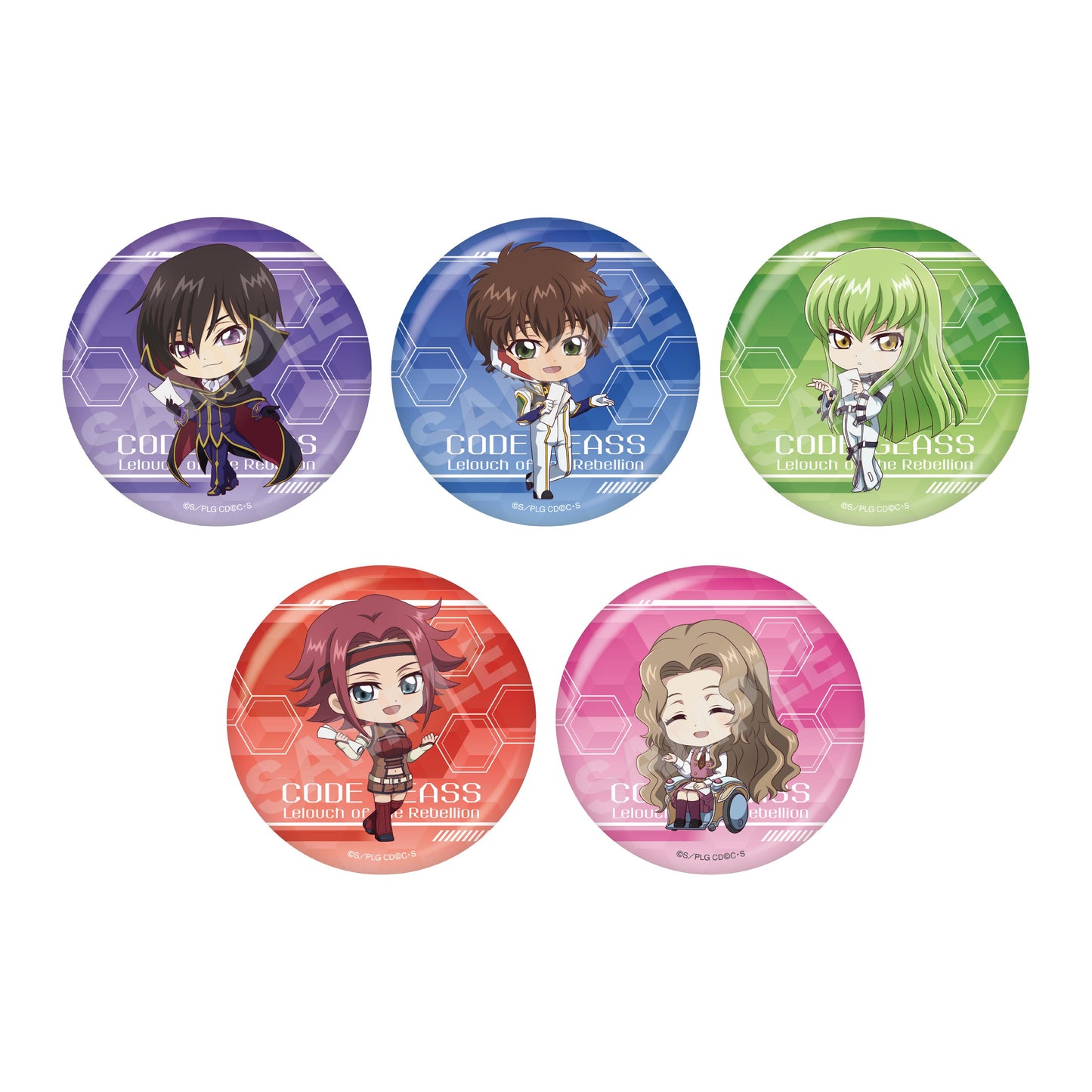 《反叛的魯路修》NAVI ME徽章 /01 全10款【全套BOX／10個裝】