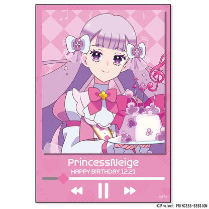 公主交響樂團_生日GG3耐用貼紙 公主·內日