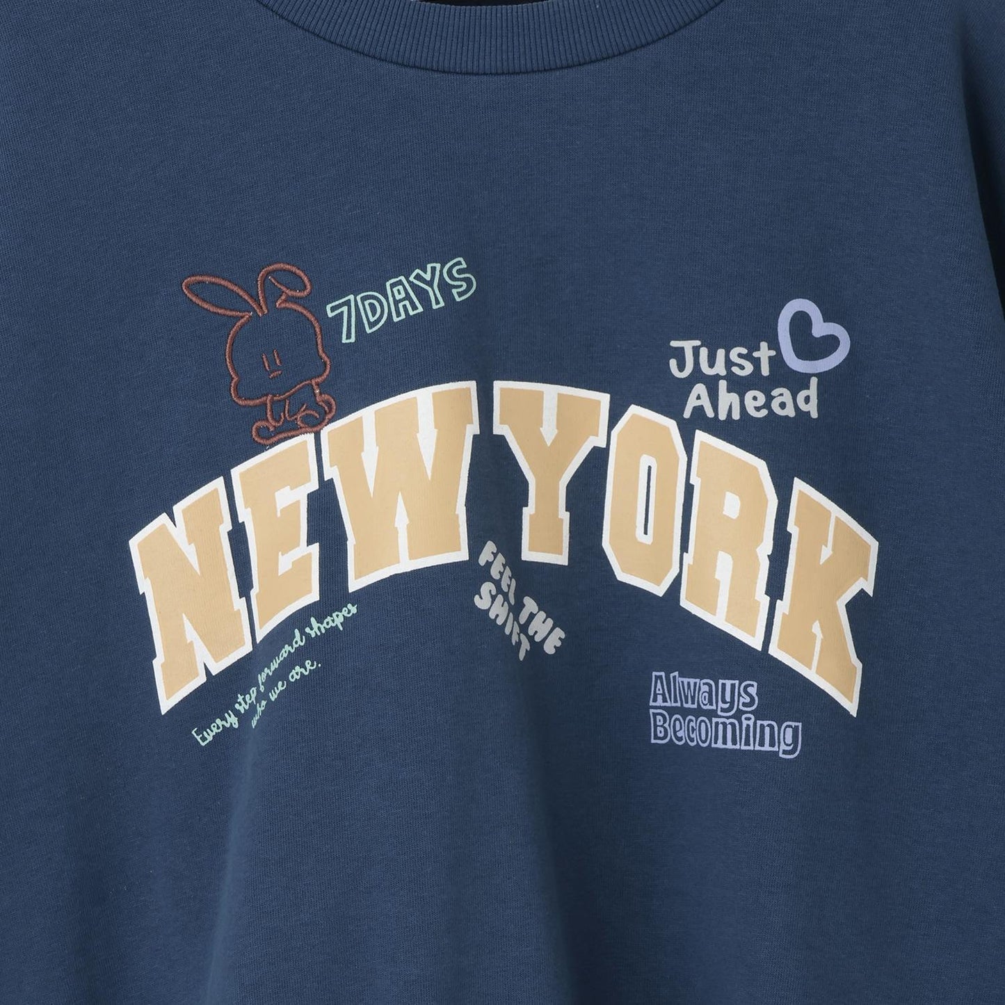 【7days】學院風圖案衛衣