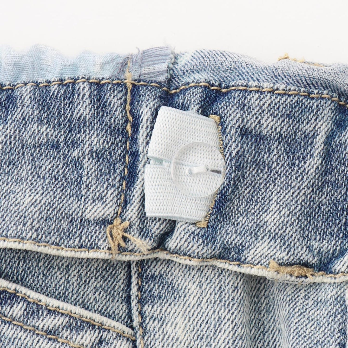 繫帶喇叭牛仔褲