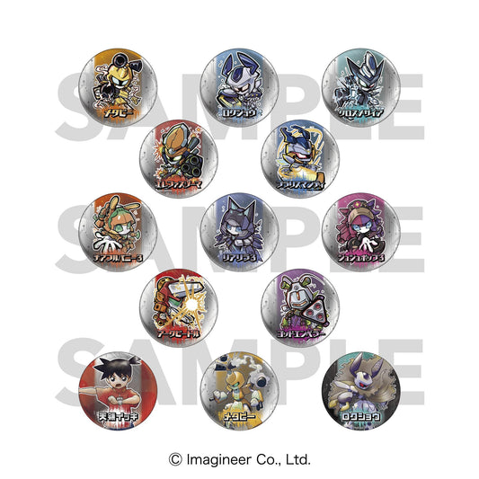 メダロット_金屬質感徽章（全13種）【BOX／13個裝】