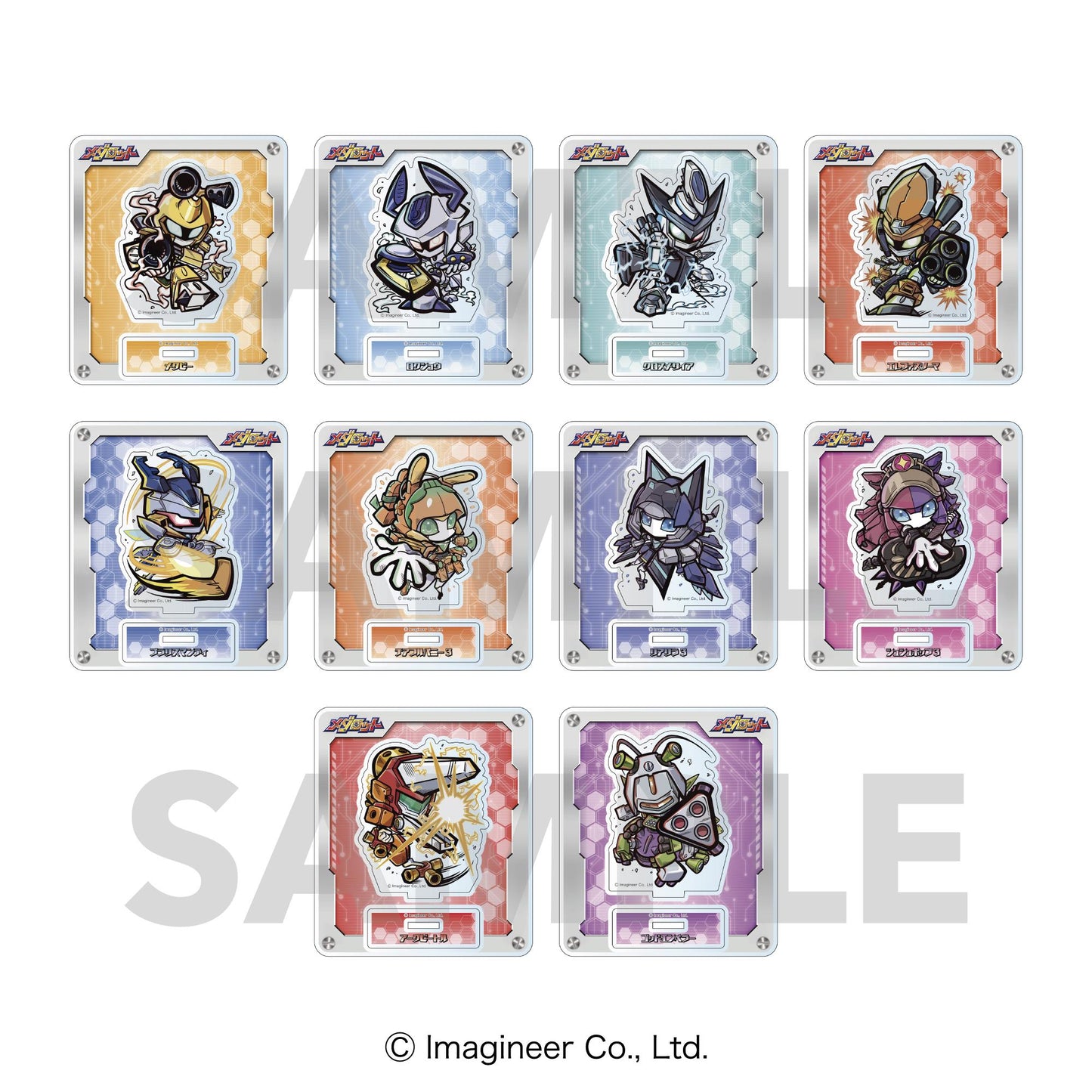 Medarot迷你角色亞克力立牌 Cross Messiah