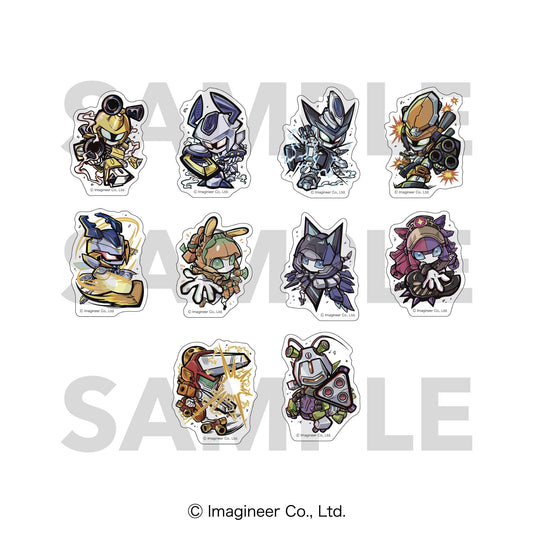 メダロット_異形剪裁貼紙（10枚裝）