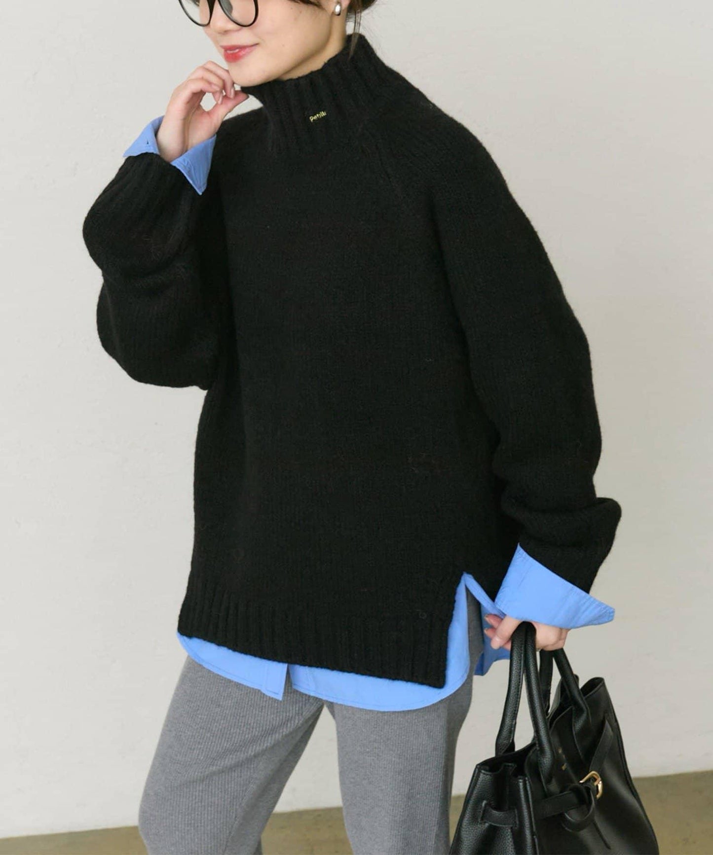 棉天絲標誌刺繡襯衫