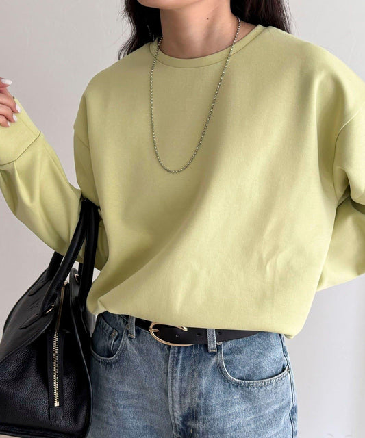 後開叉針織套頭衫