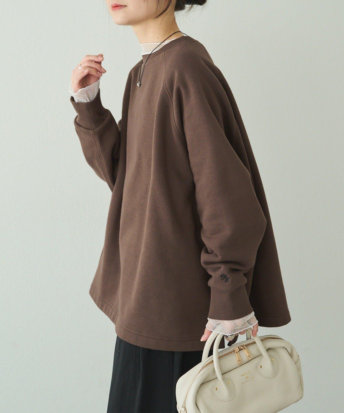 加絨斗篷衛衣套頭衫