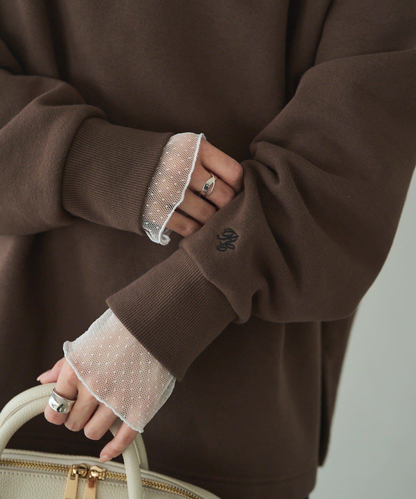 加絨斗篷衛衣套頭衫