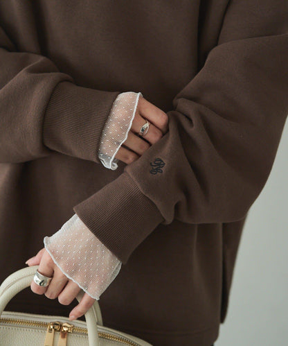 加絨斗篷衛衣套頭衫