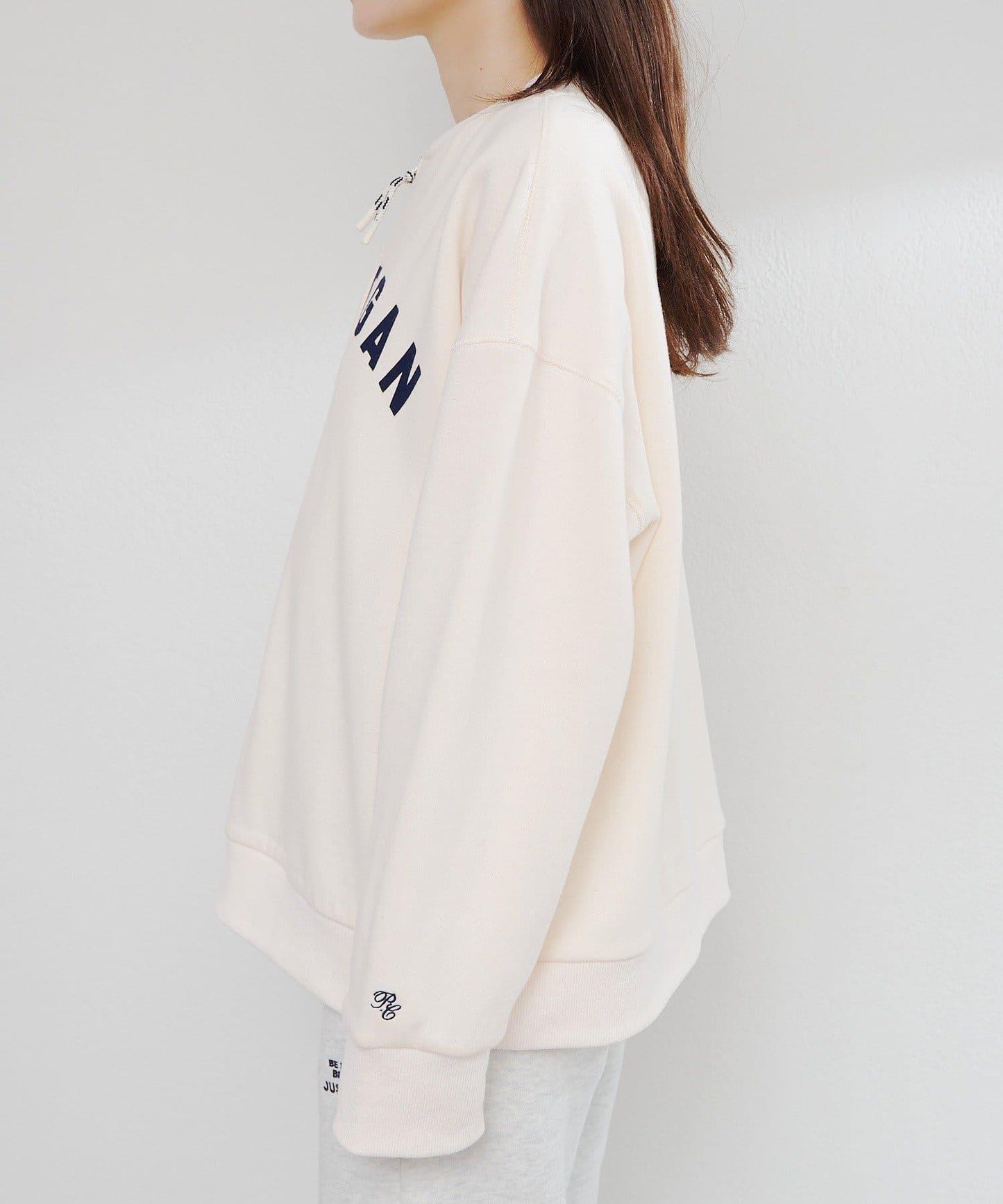 植絨印花半拉鍊加絨衛衣