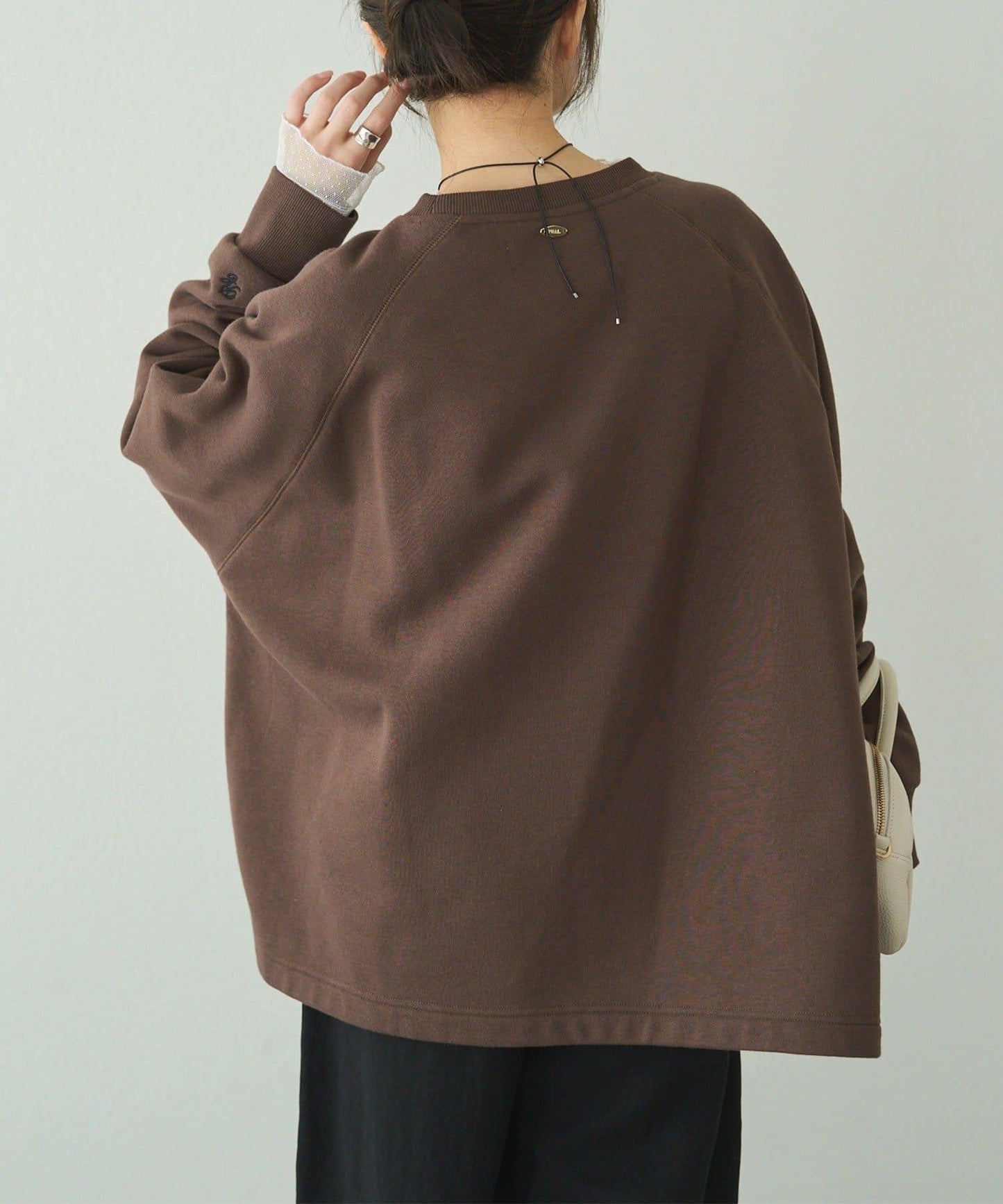 加絨斗篷衛衣套頭衫