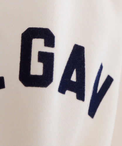 植絨印花半拉鍊加絨衛衣