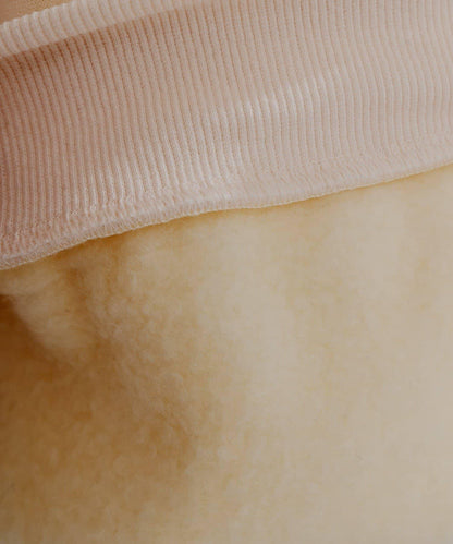 植絨印花半拉鍊加絨衛衣