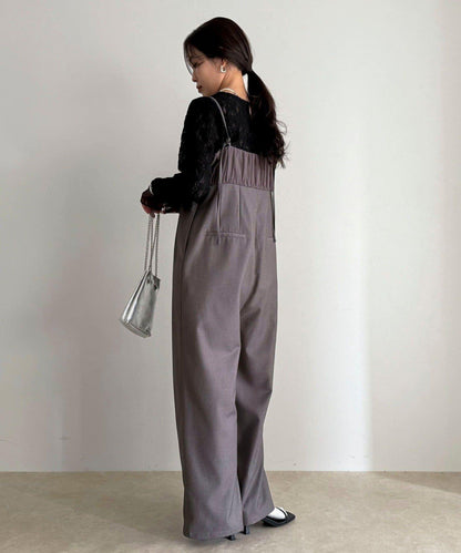 網紗拼接蕾絲長袖T恤