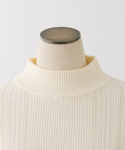 鏤空高領針織衫