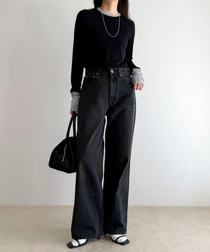 【@sora_522m企畫】基礎款直筒牛仔褲