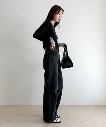 【@sora_522m企畫】基礎款直筒牛仔褲