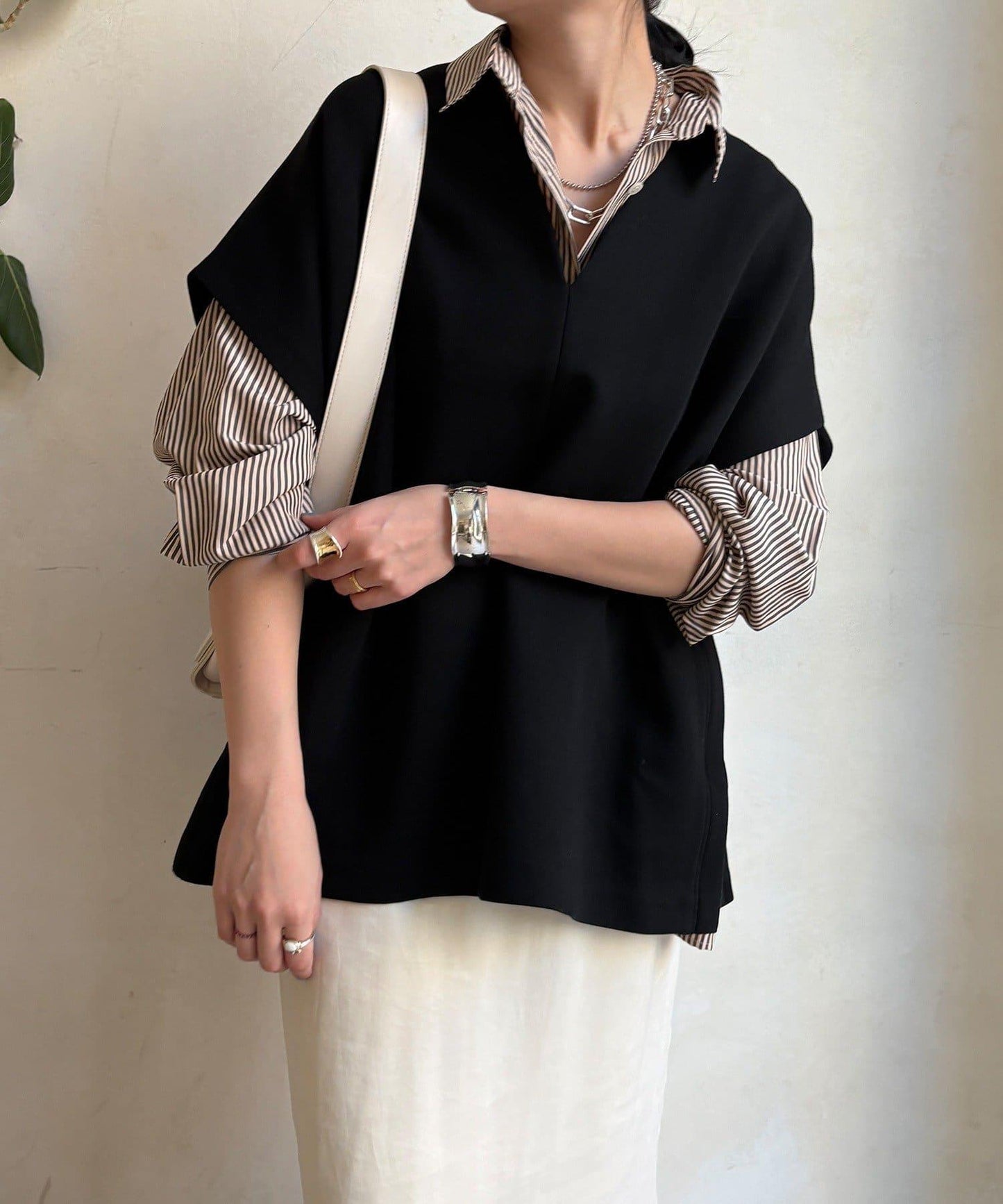 寬鬆版型雙面呢馬甲