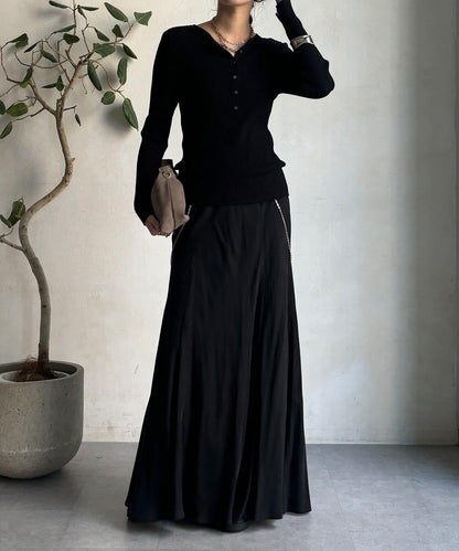 亨利領羅紋針織衫