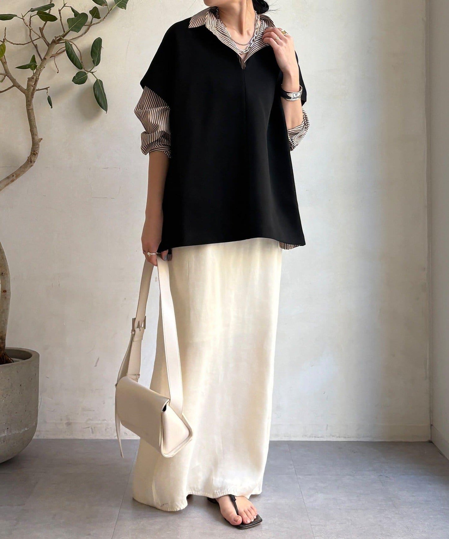 寬鬆版型雙面呢馬甲