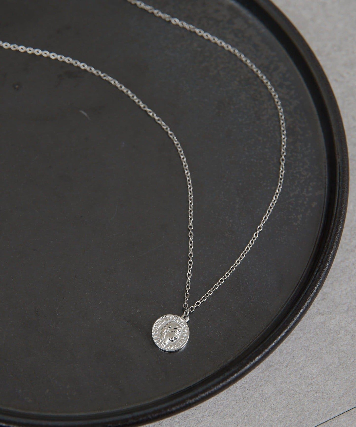 不鏽鋼硬幣項鍊