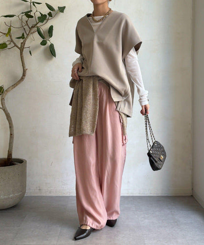 寬鬆版型雙面呢馬甲