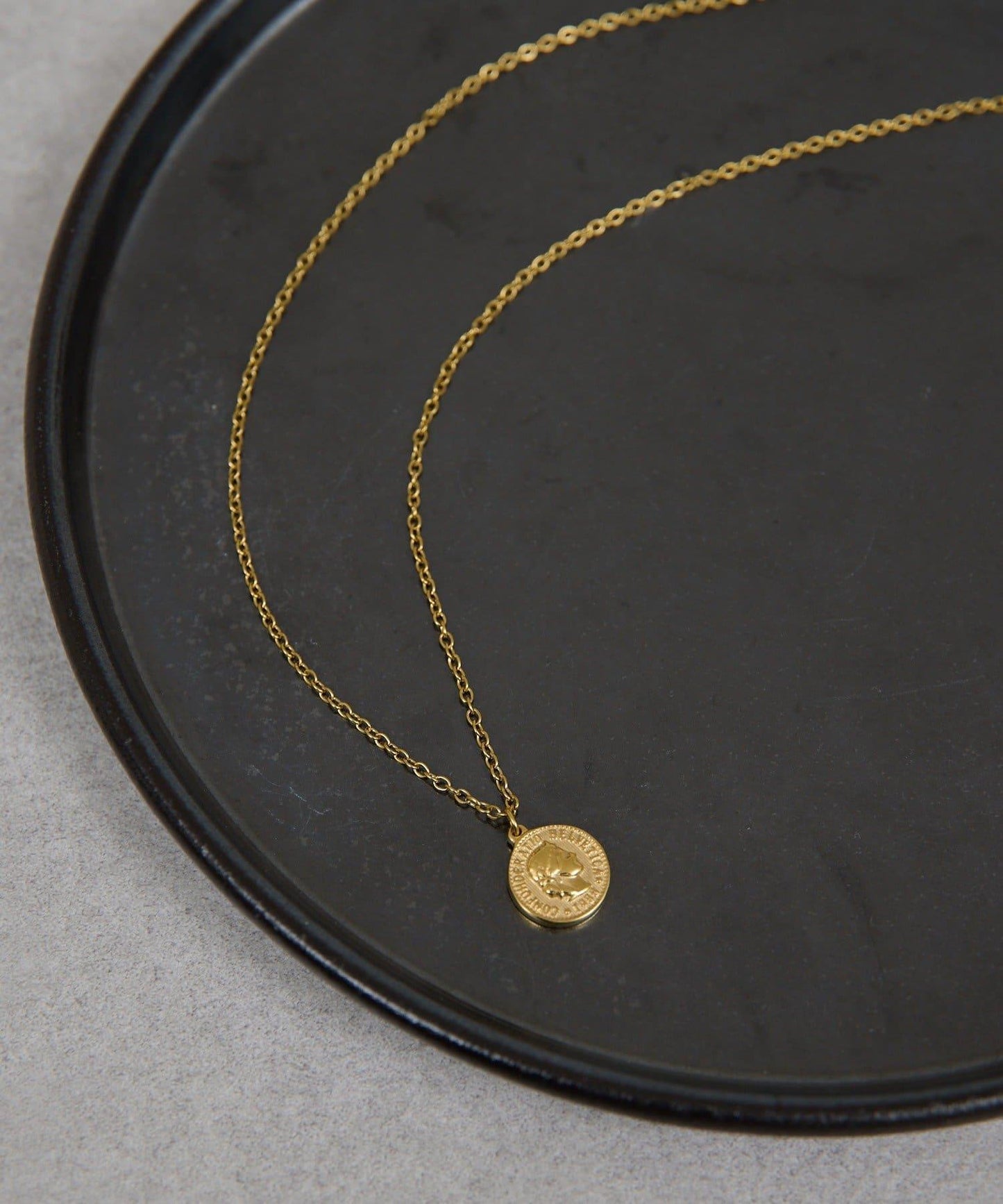 不鏽鋼硬幣項鍊