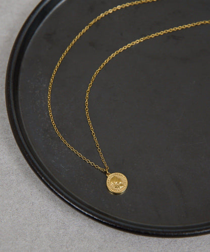 不鏽鋼硬幣項鍊