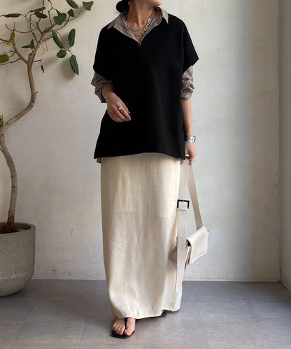 寬鬆版型雙面呢馬甲