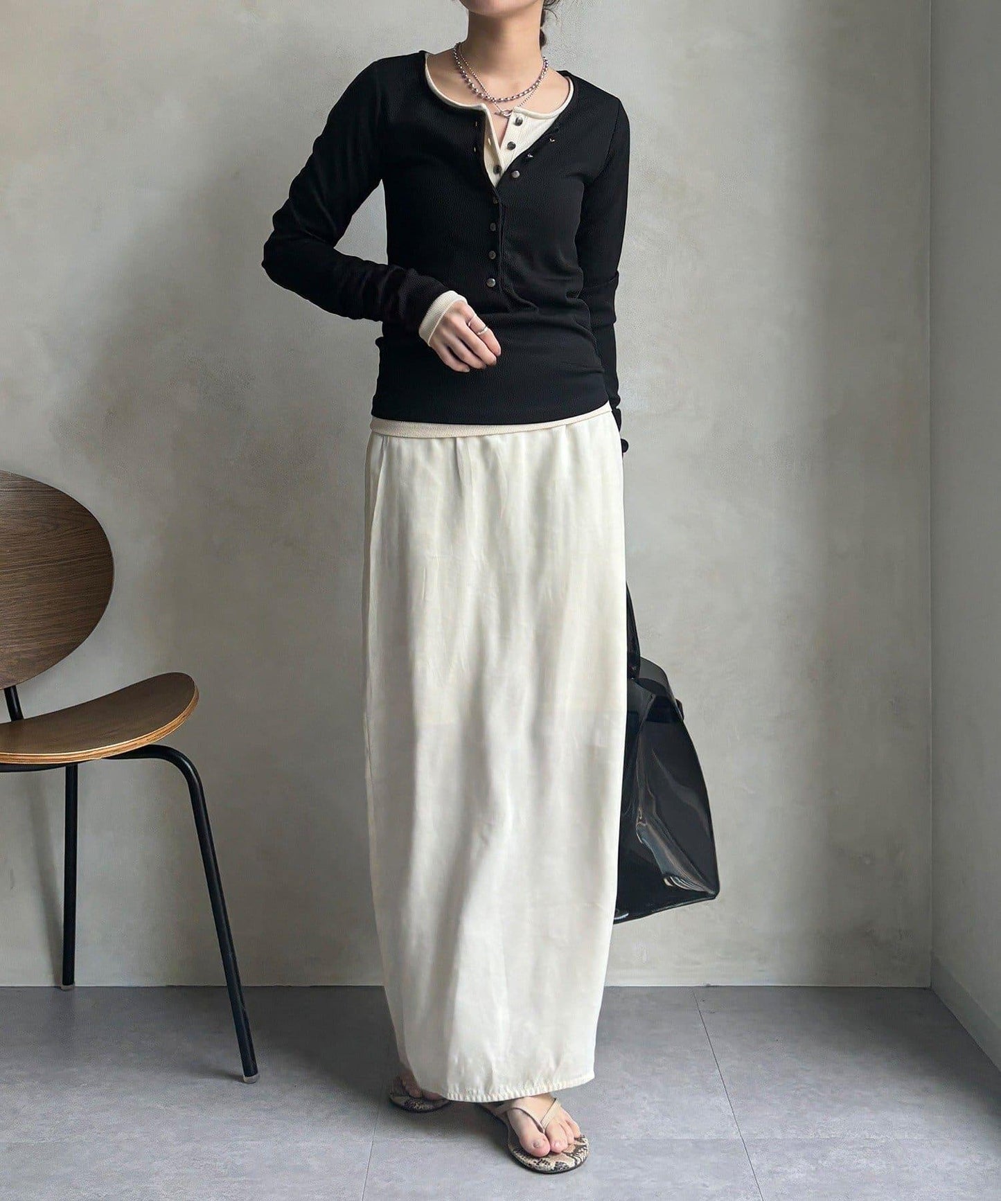 亨利領羅紋針織衫