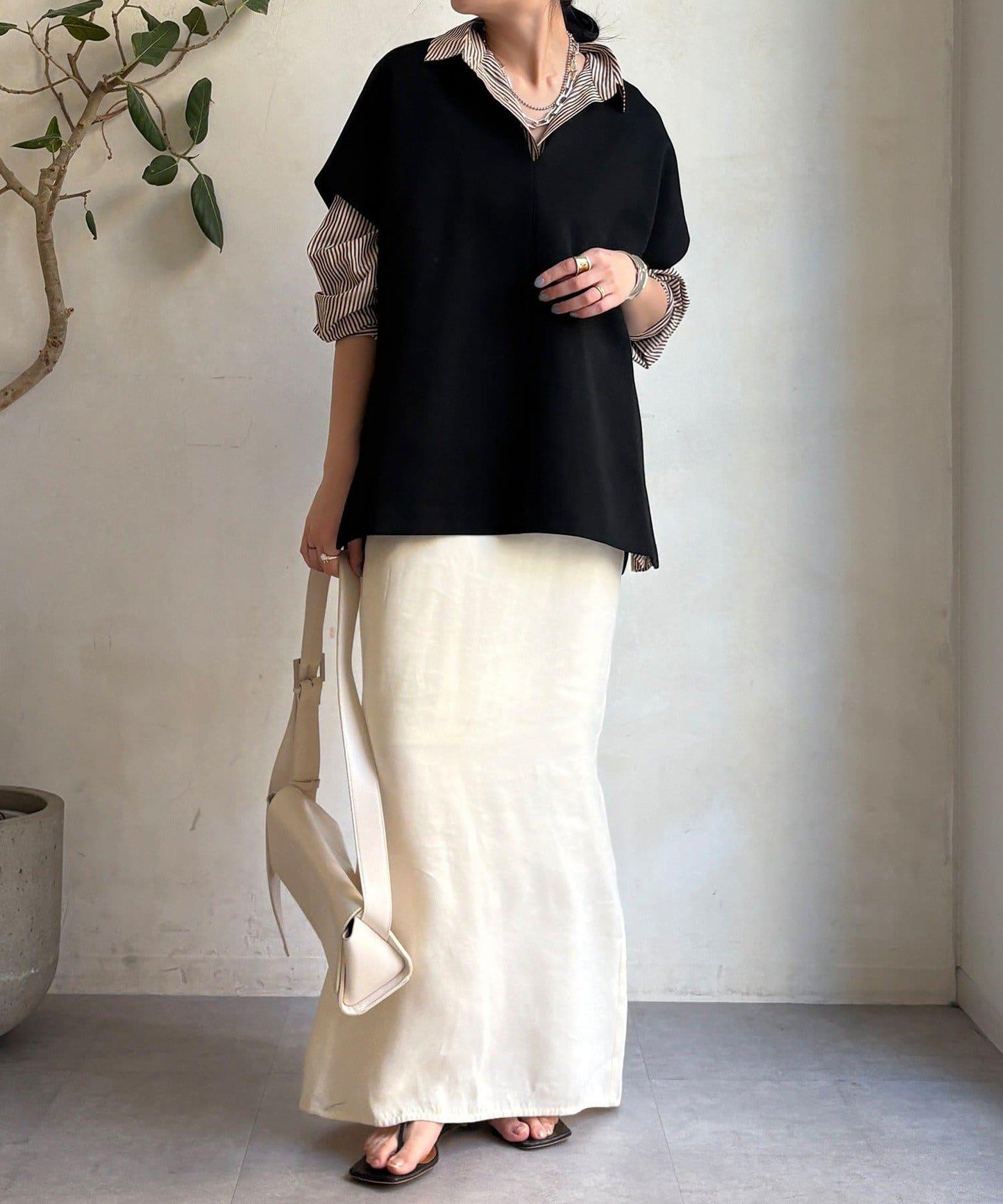 寬鬆版型雙面呢馬甲