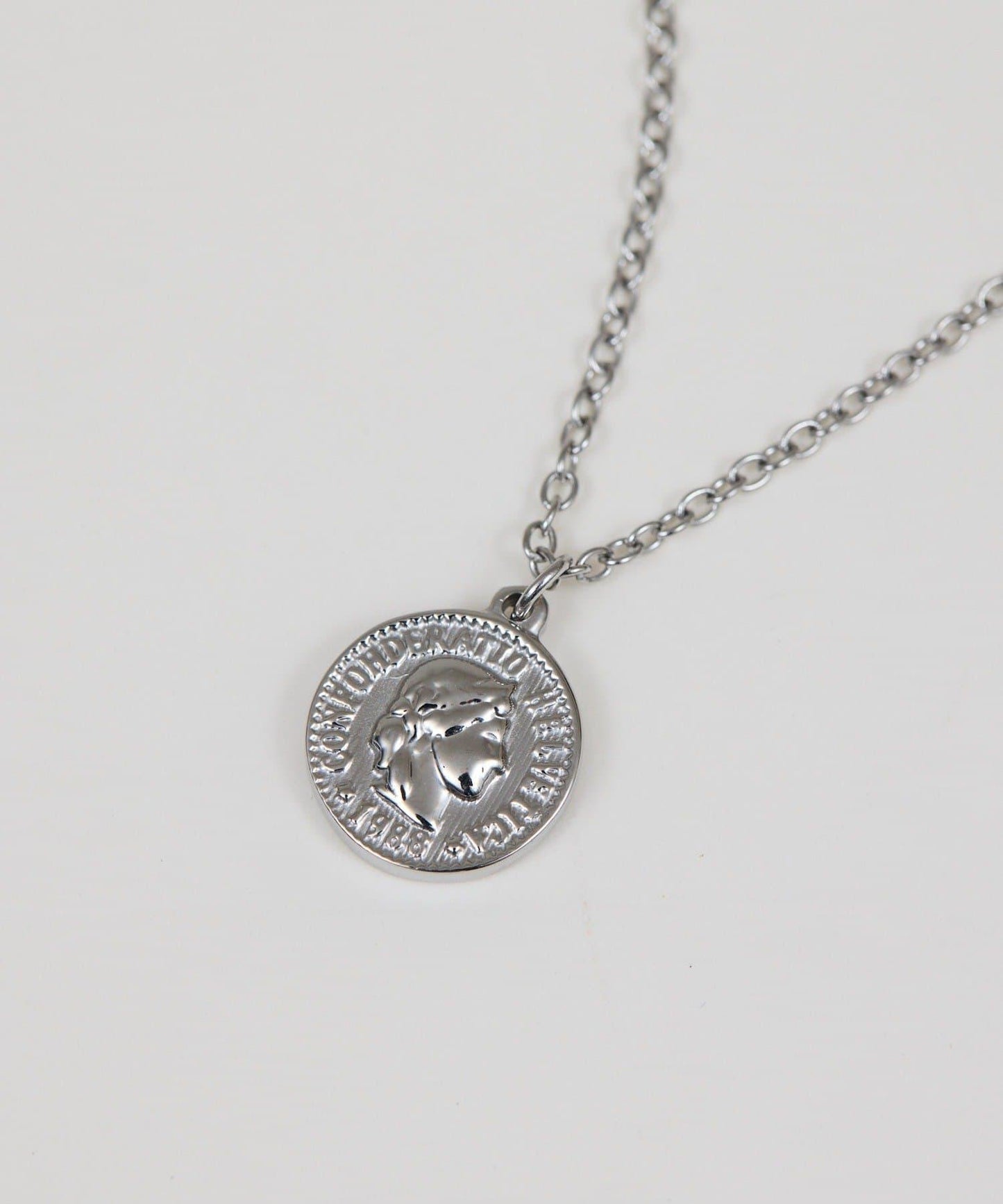 不鏽鋼硬幣項鍊