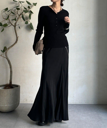 亨利領羅紋針織衫