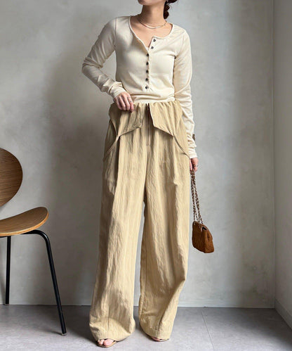 亨利領羅紋針織衫