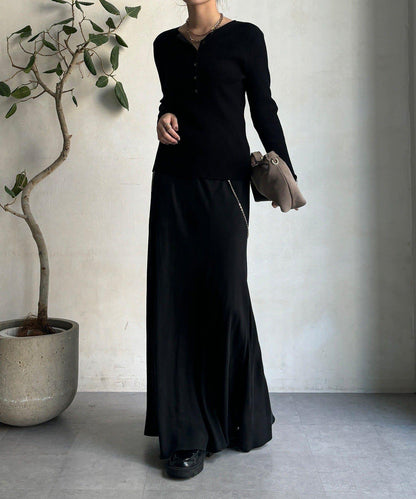 亨利領羅紋針織衫