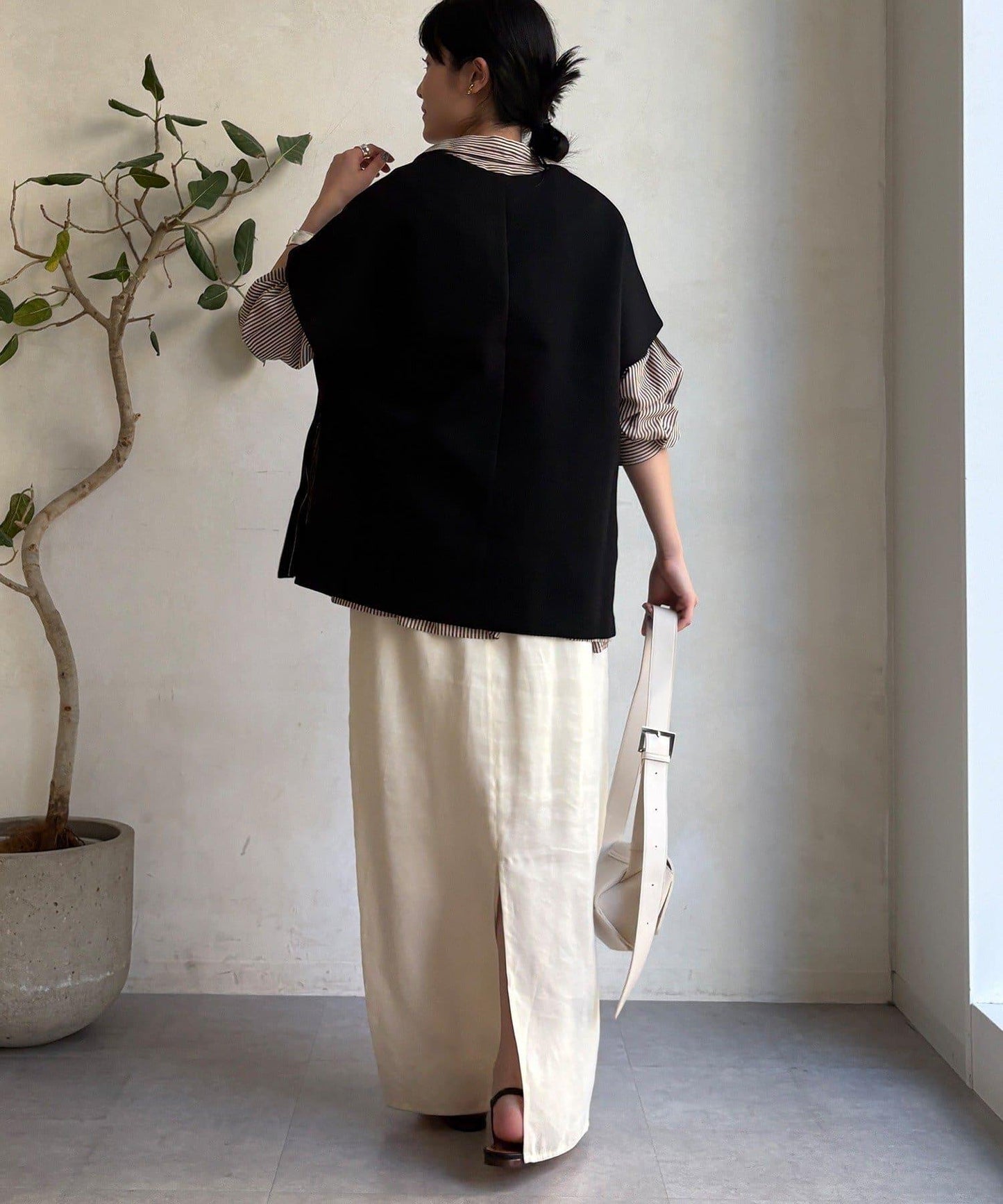 寬鬆版型雙面呢馬甲