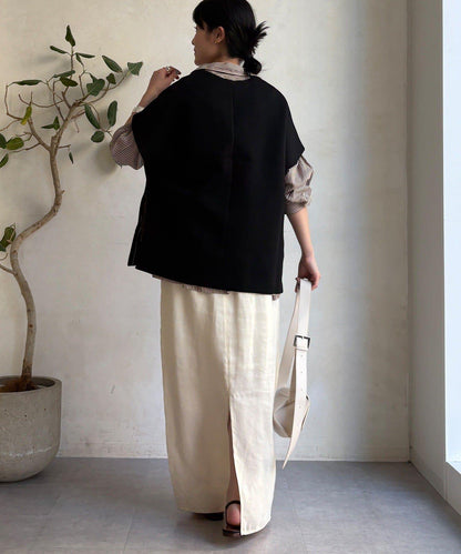 寬鬆版型雙面呢馬甲