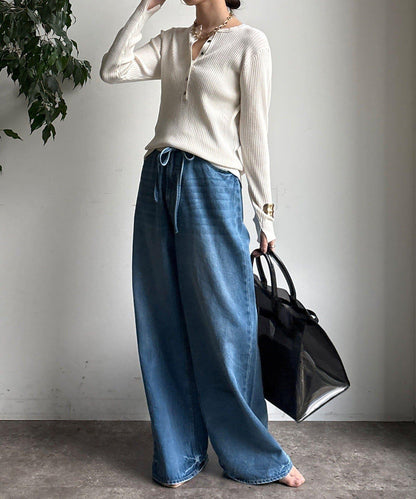 亨利領羅紋針織衫